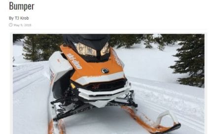Cold Tested: Snow Goer Magazine tests the Rugged series Front Bumper