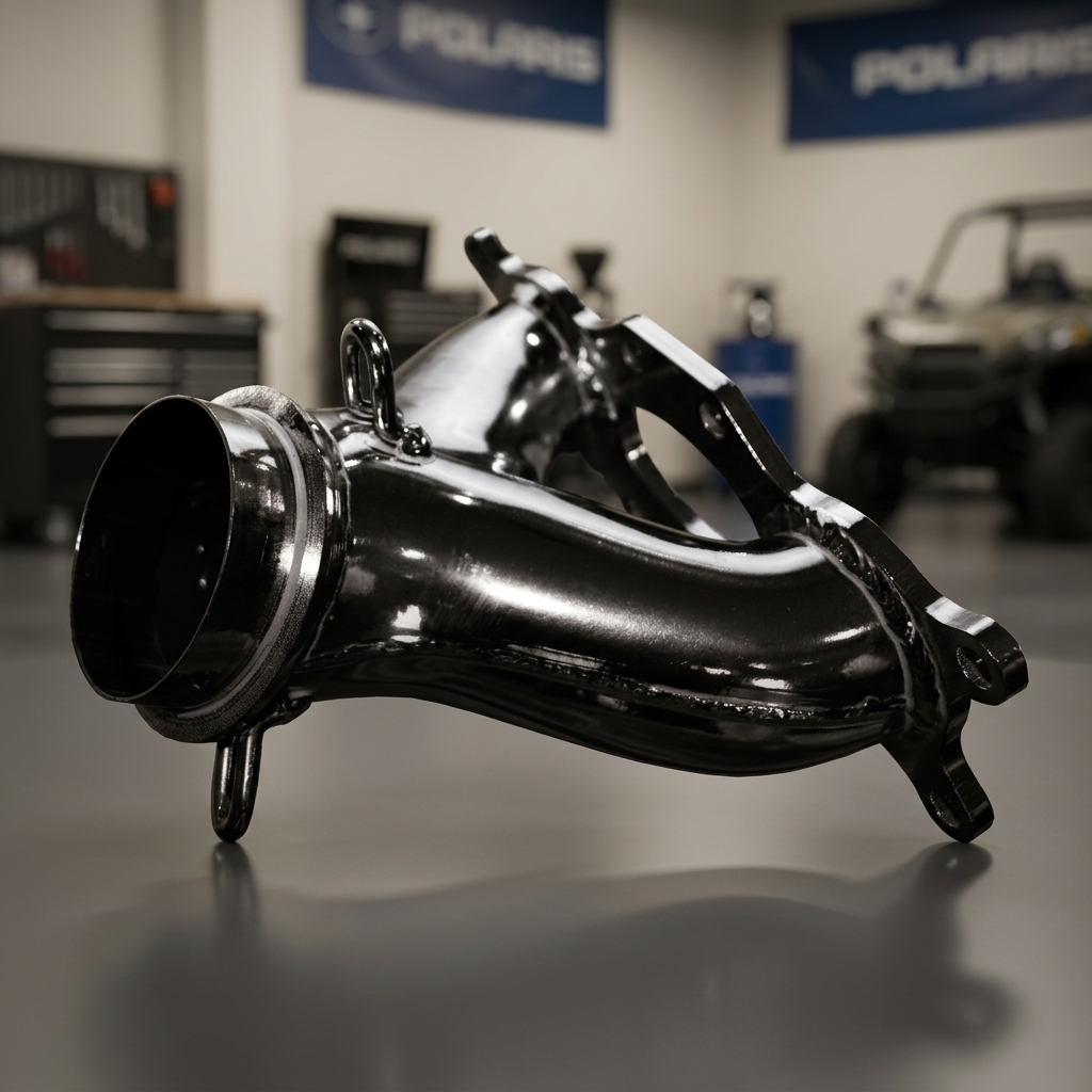 Polaris 800 Rush/Switchback/RMK Y-Pipe High Temp Black (for ride chassis only)