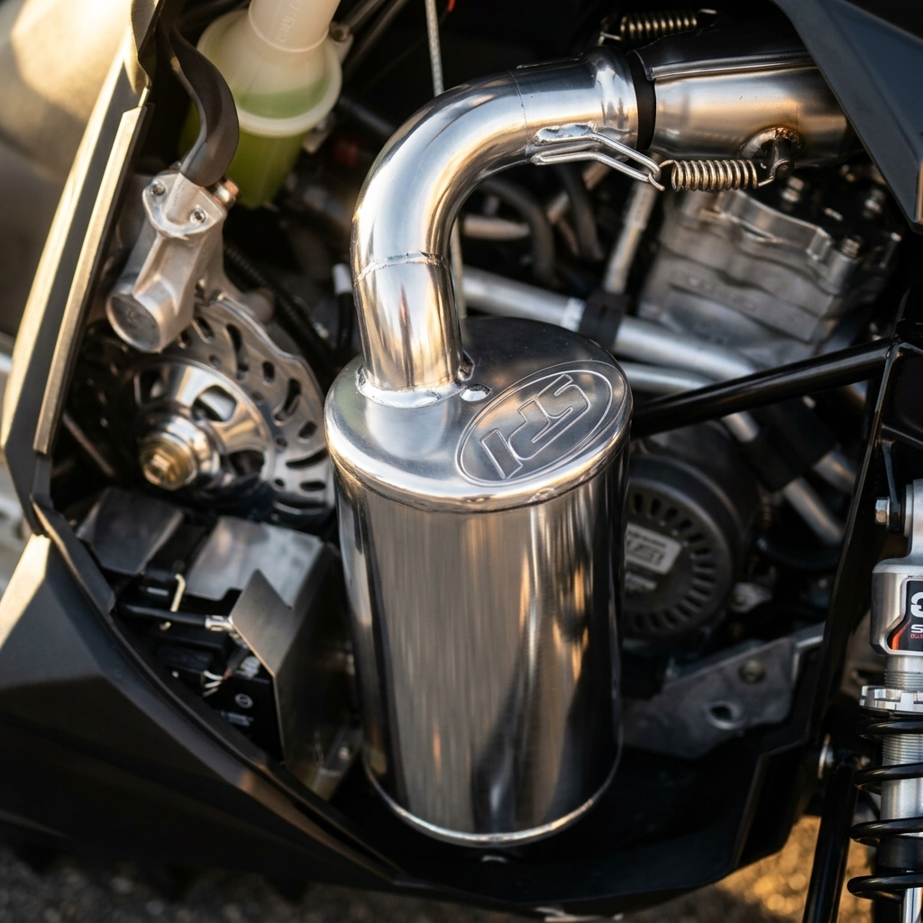 Polaris AXYS 800 HO Rush / Switchback Lightweight Muffler (Ceramic Coated) - Image 2