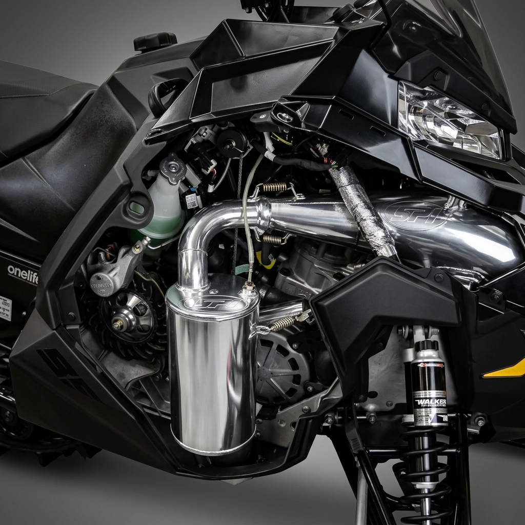 Polaris Matryx 650 Patriot Trail Lite Lightweight Muffler (Ceramic Coated) - Image 2