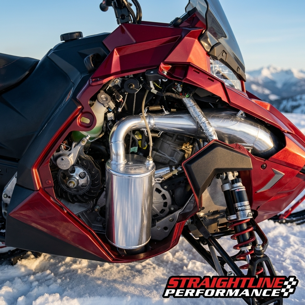 Polaris Matryx 850 Patriot Trail Lite Lightweight Muffler (Ceramic Coated) - Image 2