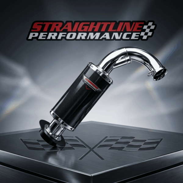 Polaris Matryx 650 Patriot Carbon Fiber Muffler (Polished Stainless Steel)