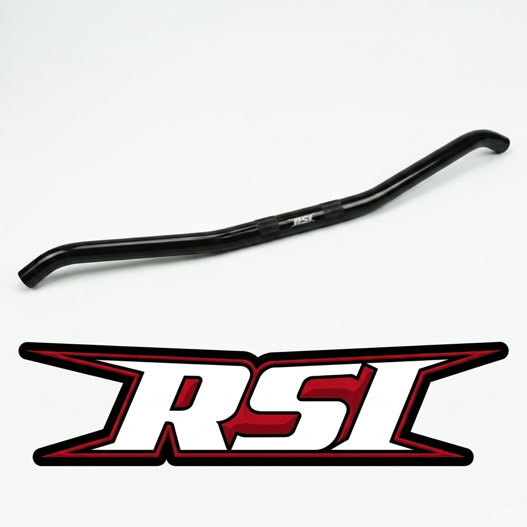 RSI Chromoly Straight Hooked Handlebar Classic Straight Design. Legendary 4130 Chromoly Strength.