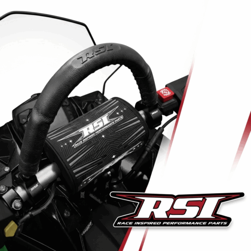 RSI Snowmobile Grab Bar Semi-Rigid Grab Bar for RSI Aluminum Race Handlebars Compatible with HA1002 Grab Bar Mounts for Universal Handlebar Installation