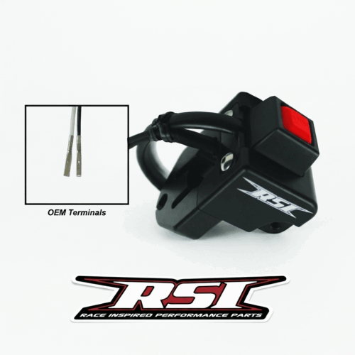 RSI Billet Throttle Block with Momentary Push Button Kill Switch & OEM Connector Polaris MATRYX Indy 600 / 650 / 850 / 900R / Boost SmartWire Compatible