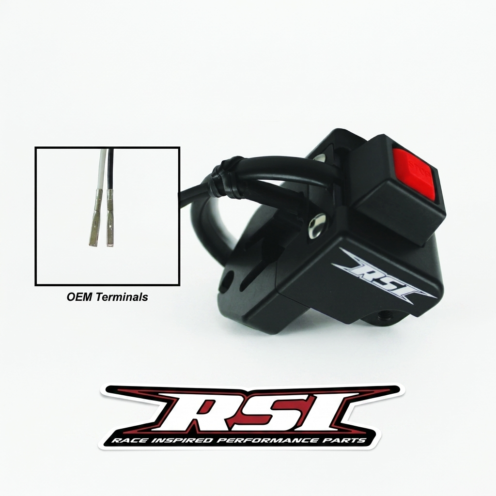 RSI Billet Throttle Block with Momentary Push Button Kill Switch & OEM Connector Polaris MATRYX Indy 600 / 650 / 850 / 900R / Boost SmartWire Compatible
