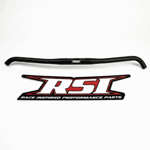 RSI Race Bend Handlebar with Hooks – Black Anodized 1-1/8″ Center Clamp Area • 7/8″ Control Ends • 16° Sweep • 0″ Rise • 25.5″ Width