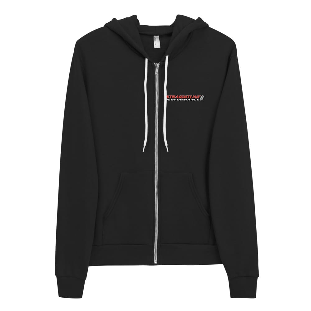 Unisex Zip Up Hoodie Black Front 6107f479e60c8.jpg