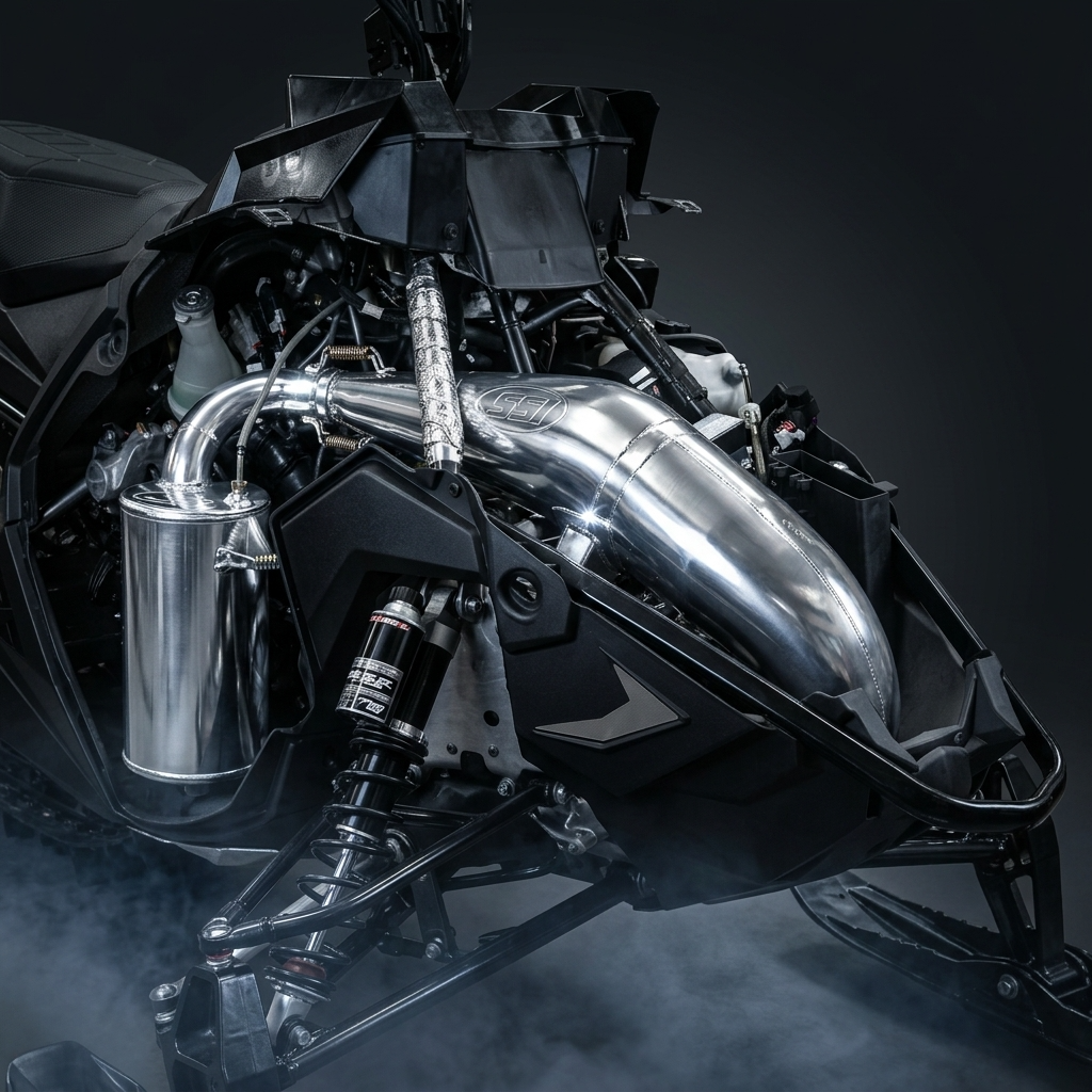 Polaris Matryx 650 Patriot Trail Lite Lightweight Muffler (Ceramic Coated) - Image 3