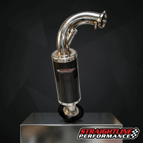 Polaris Matryx 850 Patriot Carbon Fiber Muffler (Polished Stainless Steel)