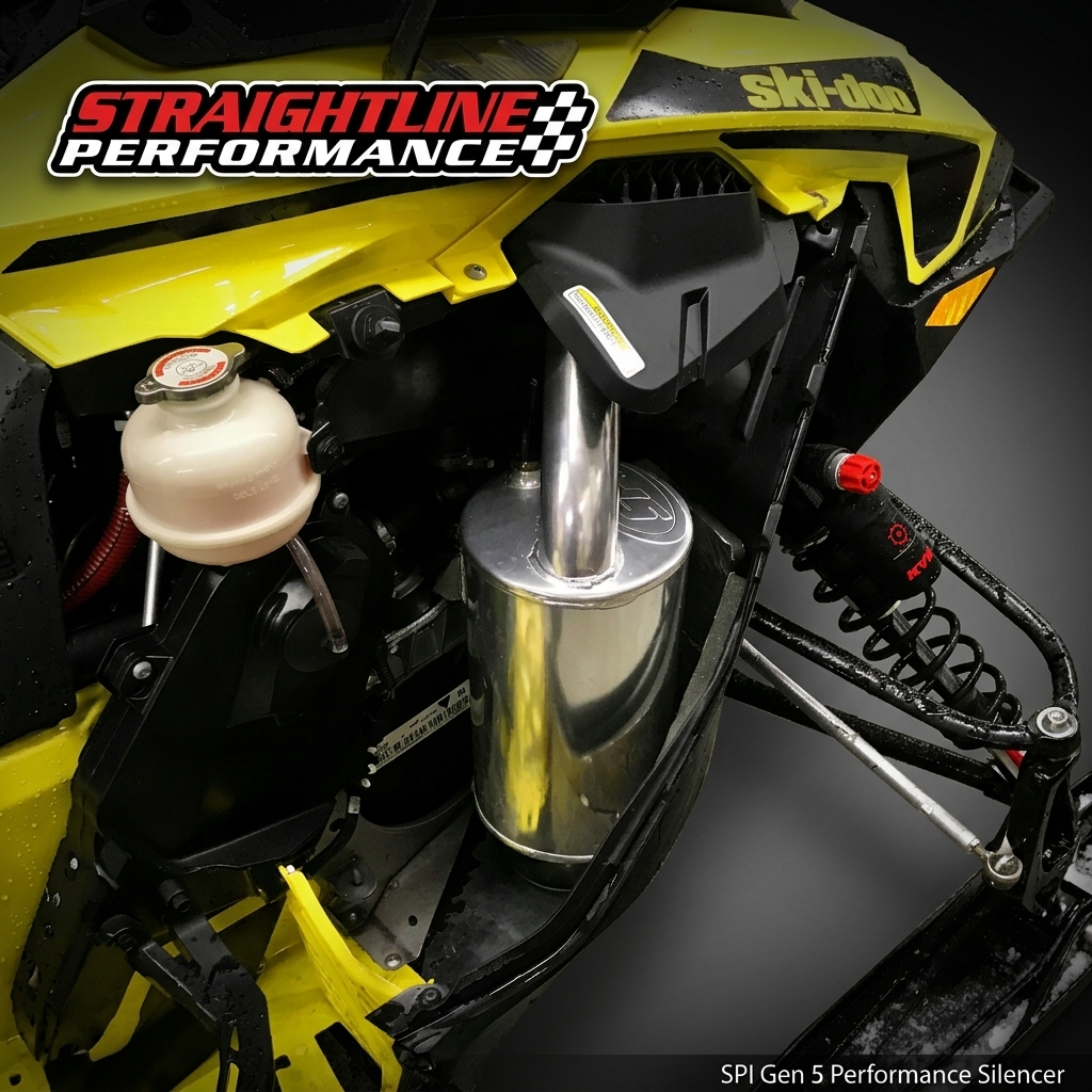 Ski-Doo NEO Lightweight Quiet Trail Muffler (44HP & 55HP Models) – Ceramic Coated - Image 2