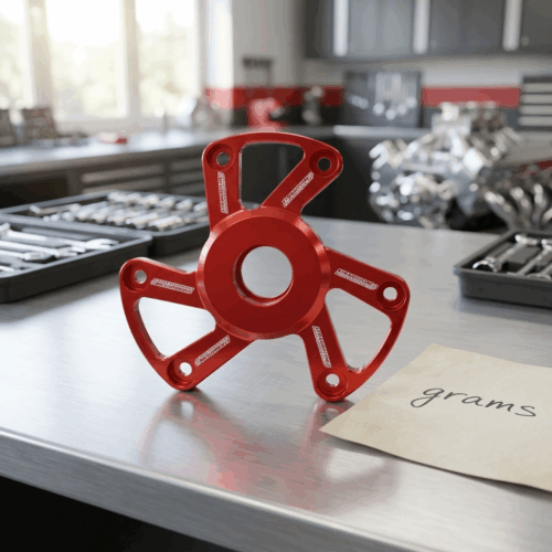 Polaris P22 Lightweight Billet Clutch Cover Anodized Red