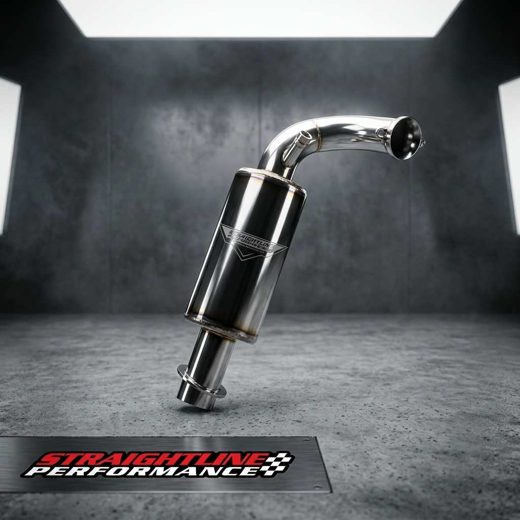 Polaris Matryx 9R Patriot Ultra-Light Muffler (Polished Stainless Steel)