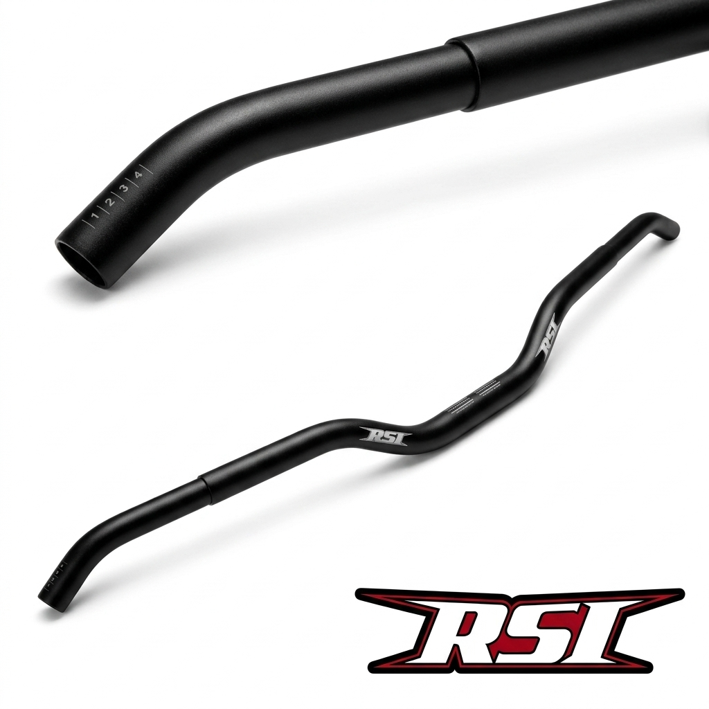 RSI Slim Jim Aluminum Handlebar - 1" Rise Slimmer Grip. Maximum Control. Premium RSI Performance. 3/4" Grip Diameter for Reduced Hand Fatigue - Image 2