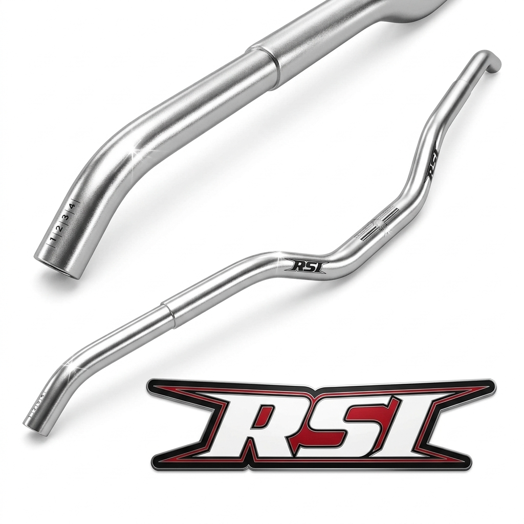 RSI Slim Jim Aluminum Handlebar - 1" Rise Slimmer Grip. Maximum Control. Premium RSI Performance. 3/4" Grip Diameter for Reduced Hand Fatigue - Image 3