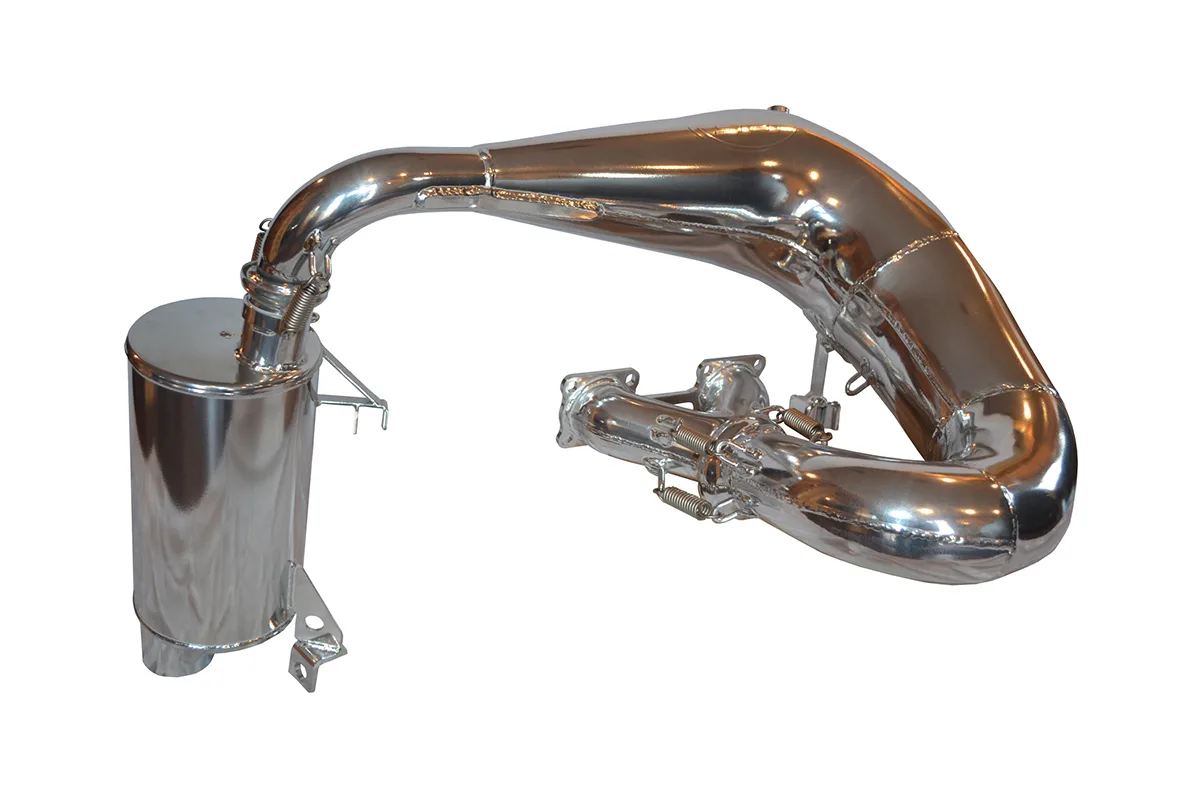 Arctic Cat 800 complete exhaust system.   Includes part numbers 131-152, 131-153, 131-154