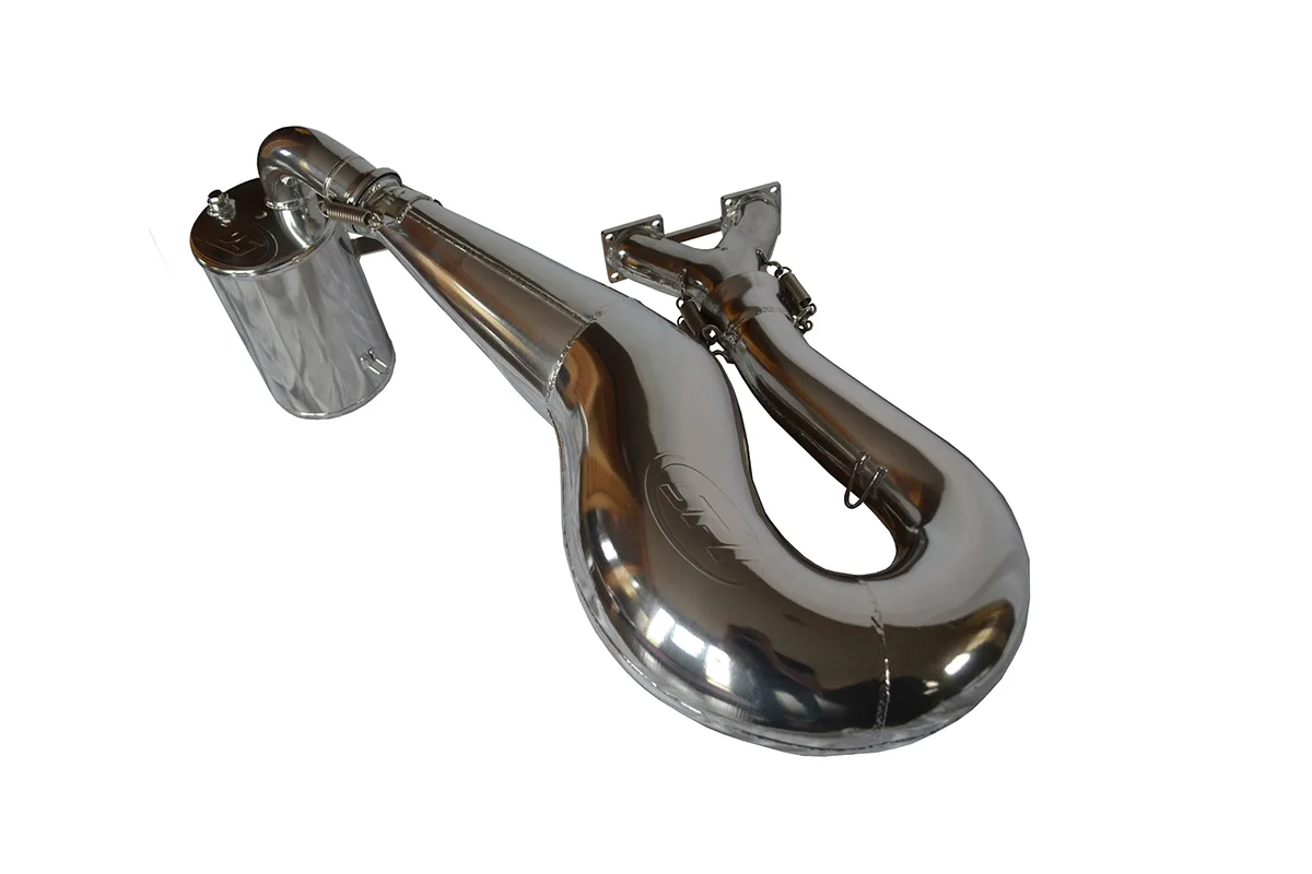 Ski-doo 800 E-TEC complete exhaust package. (summits,freerides,2013-16 backcountry) Includes part numbers 134-164, 134-113, 134-160 - Heat temp sensor on pipe.