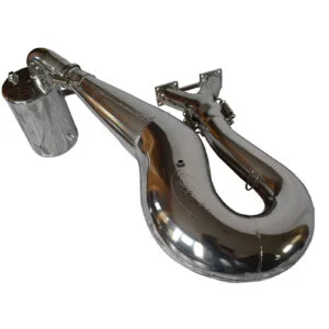 Ski-doo 800 E-TEC complete exhaust package. (MXZ and Renegade) Includes part numbers 134-162, 134-113, 134-160 - No heat temp sensor on pipe)