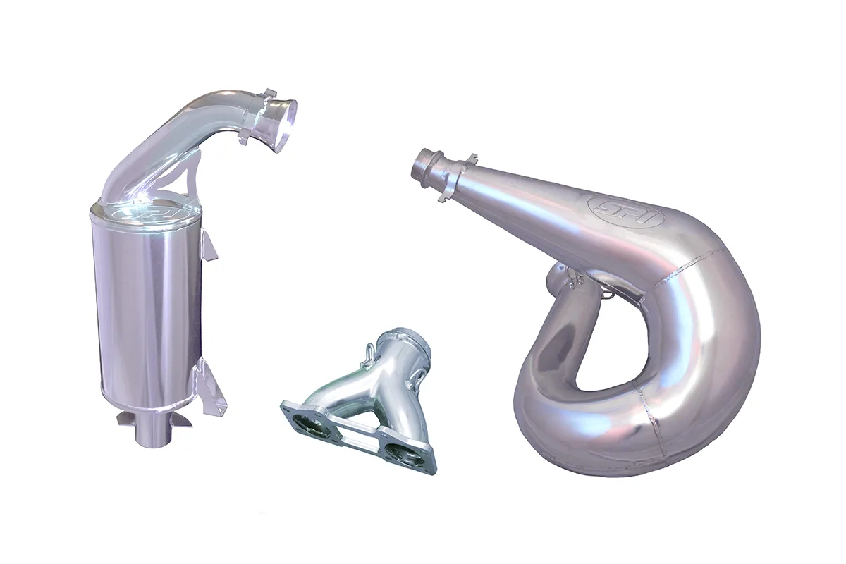 Ski-doo Rev Gen 4 / Lynx Radien 600R  E-tec Complete Exhaust kit Ceramic Coated