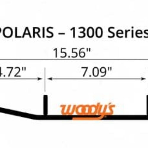 Polaris Trail Blazer IV 6″ X 60° Turning 1 1/2″ End Pad With Hard Weld