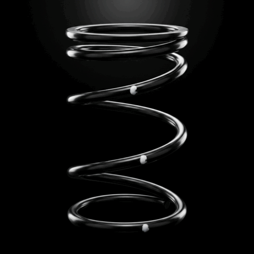Straightline TSS-04 Spring 160-260 Lbs. (Black/White)