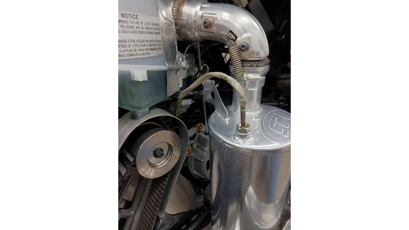 Arctic Cat Catalyst 858 Lightweight Muffler Ceramic Coated (quiet version) - Image 3