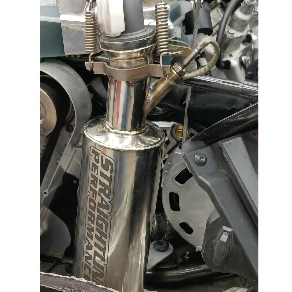 Arctic Cat Catalyst 600 Ultra-Light Muffler (Polished Stainless Steel) - Image 2