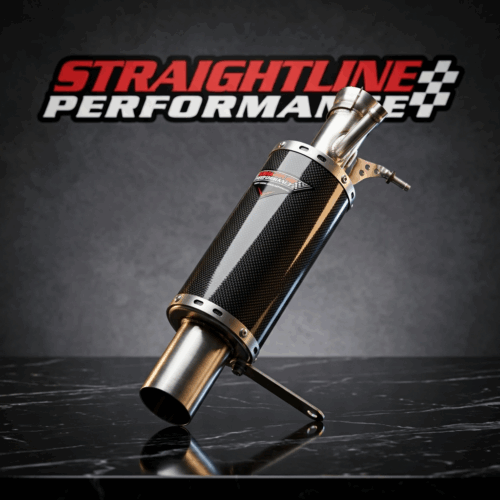 Arctic Cat Catalyst 858 Carbon Fiber Mountain Muffler (Stainless Steel Body)