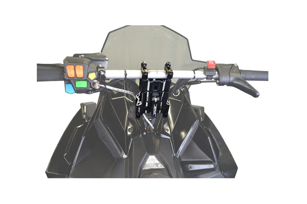 FLEX AJUSTABLE PIVOTING RISER - ADJUSTS FROM 4-6' BLACK W/ MACHINED ...