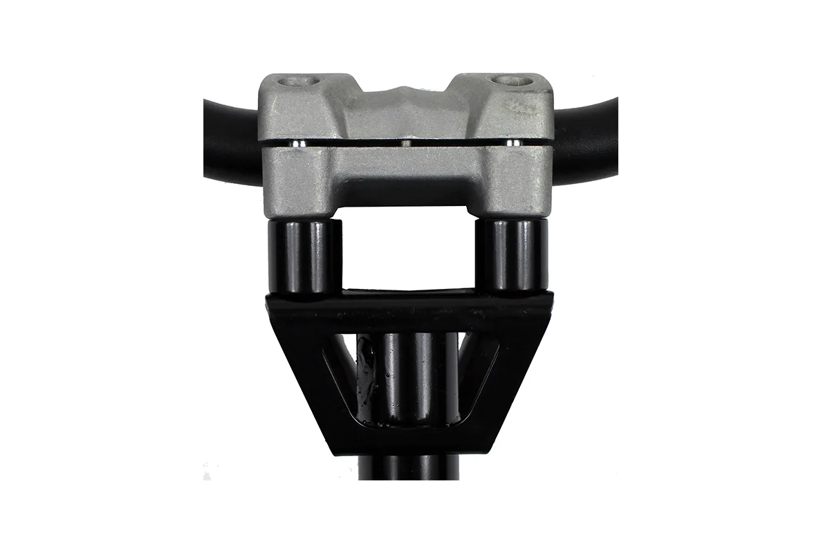1/2" POLARIS RISER BLOCKS, BLACK / PR (FOR FLAT PLATE STEERING POSTS) - Image 2