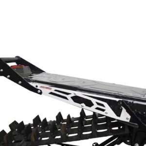 Polaris Matryx HNG Rear Bumper 163-165" SLASH Tunnel - Black Handle, White Plates