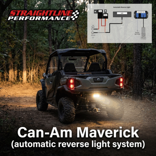 SmartWire Backup/Reverse Light Kit for 2021-2026 Can-Am Commander & Maverick Sport/Trail- (base kit no light)