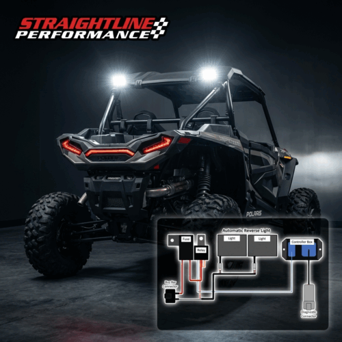 SmartWire Backup/Reverse Light Kit for 2024-2026 Polaris RZR XP 1000- (base kit with dual premium light kit)