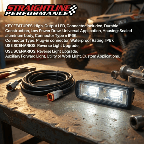 Single Ultra-Bright LED Light with Connector