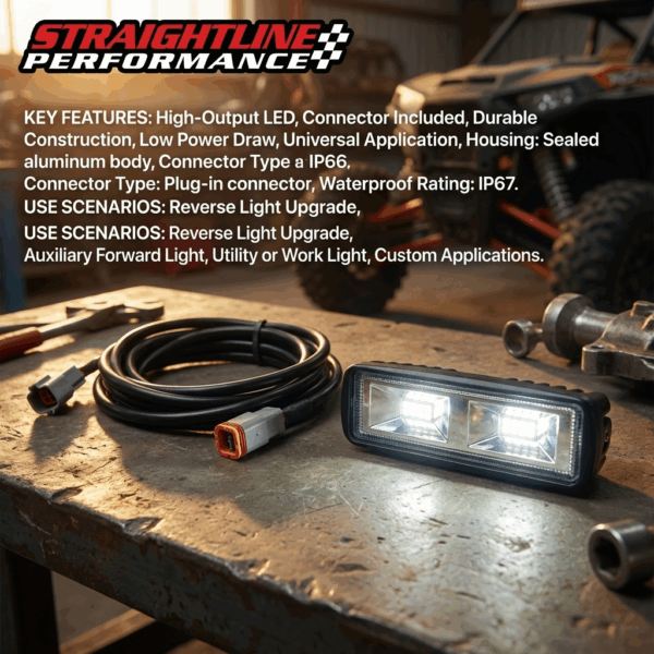 Single Ultra-Bright LED Light with Connector