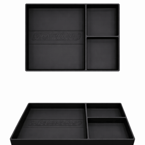 Straightline Performance Heavy-Duty Silicone Tool Tray – Weather-Resistant 3-Pocket Organizer (16” x 12”)