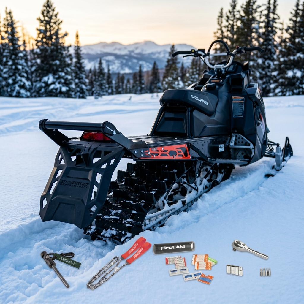 Straightline Performance Polaris AXYS RMK Hide-N-Go™ Rear Storage Bumper