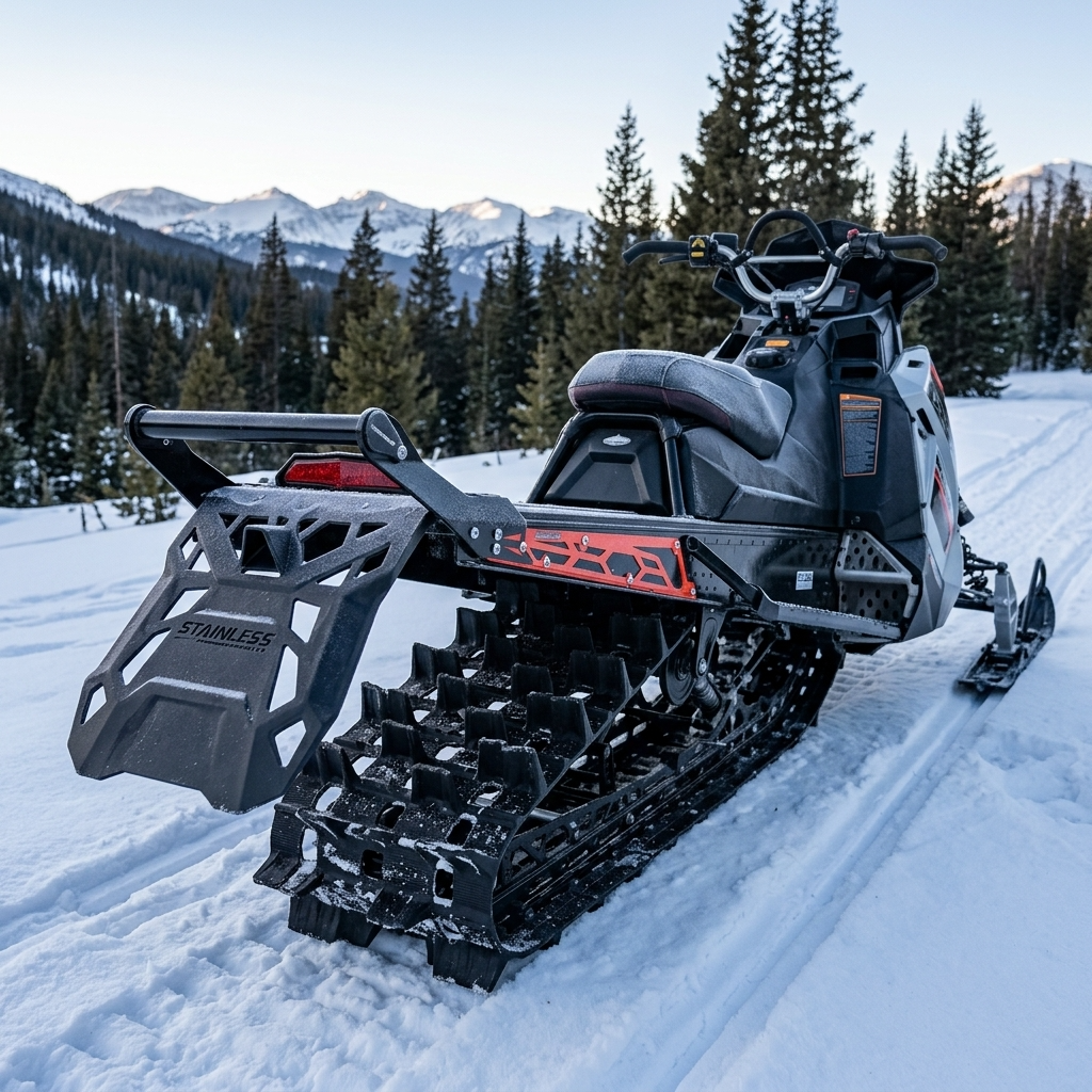 Straightline Performance Polaris AXYS RMK Hide-N-Go™ Rear Storage Bumper - Image 2