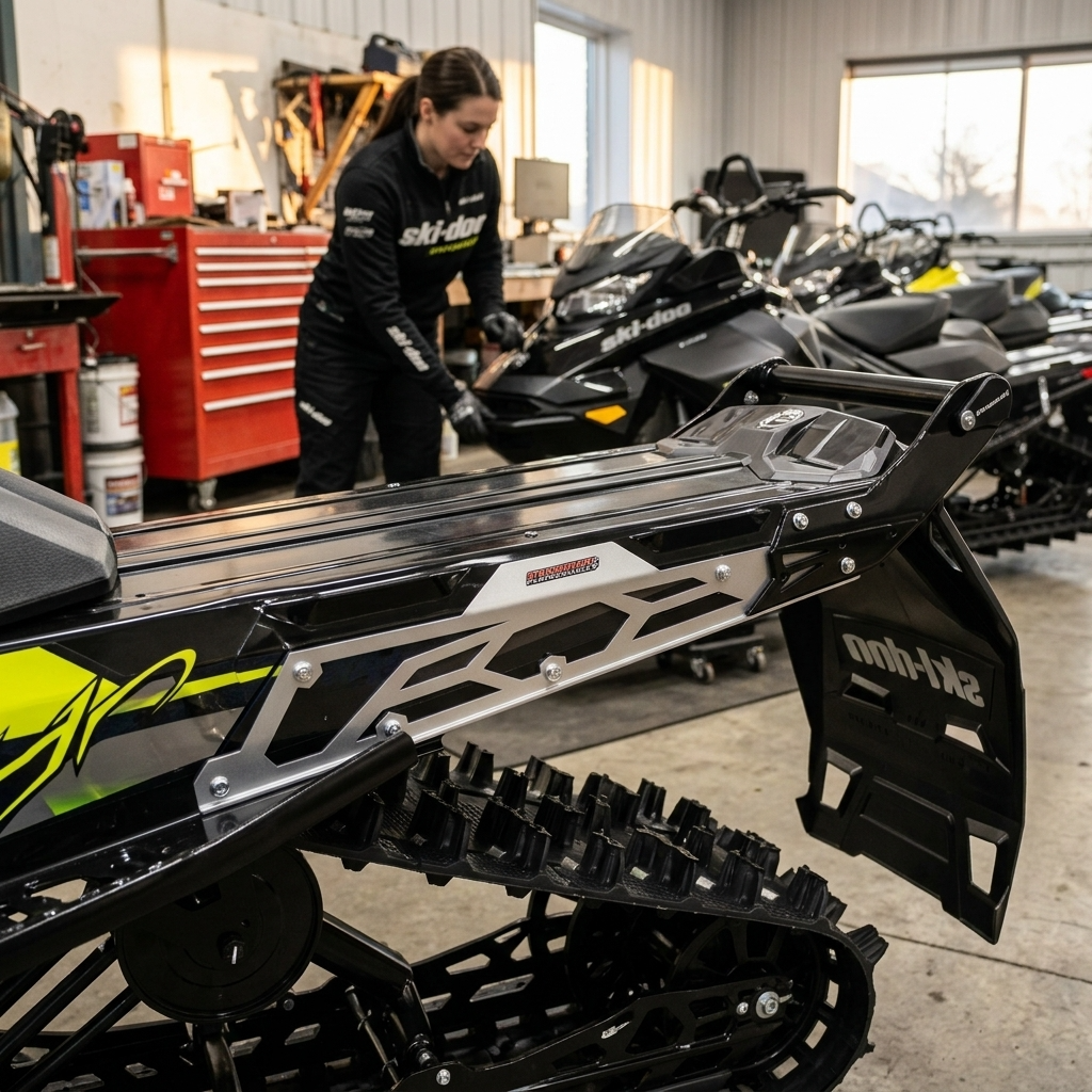 Straightline Performance Ski-Doo Gen 4, Gen 5 & Lynx Radien Hide-N-Go™ Rear Storage Bumper - Image 7